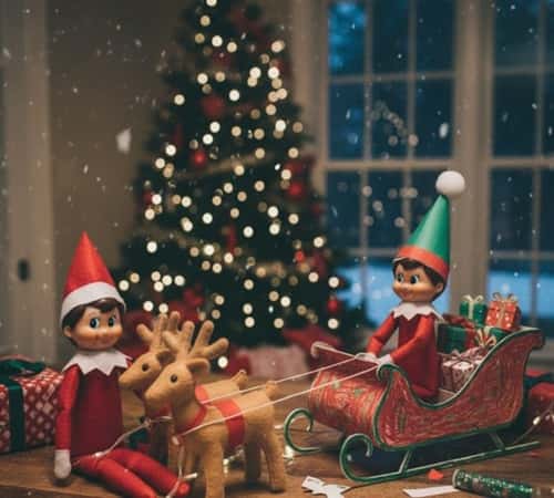 4. Elf Paper Sleigh Ride