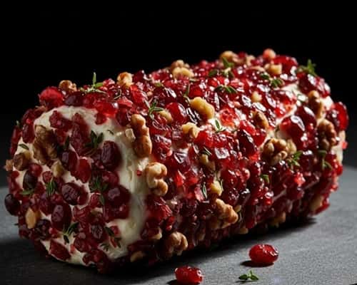 4. Sparkling Cranberry-Thyme Goat Cheese Bites