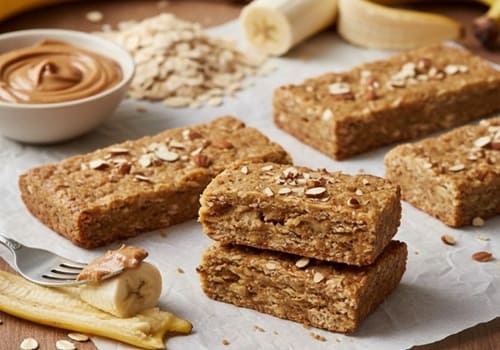 5) No-Bake Banana Protein Bars
