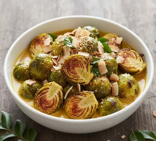 5. Coconut-Curry Brussels Sprouts
