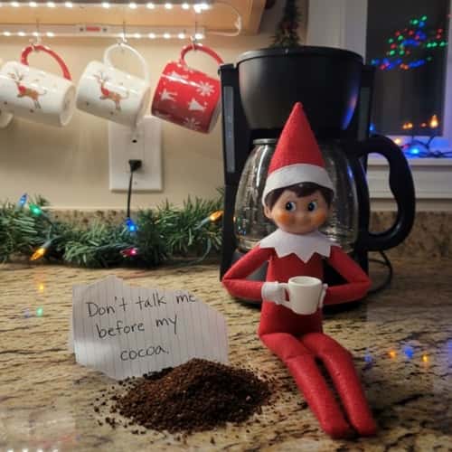 5. Coffee Addict Elf