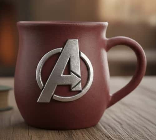 5. Marvel Avengers “A” Emblem Mug