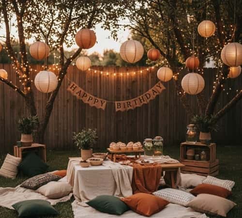 5. Summer Lantern Evening Birthday