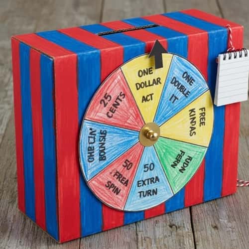 5. The Spinning Wheel Fortune Box