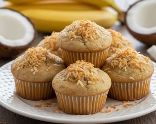 6. Coconut Banana Muffins