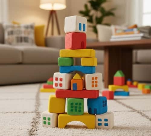 6. Cornstarch Clay Mini Blocks Set