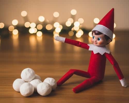 6. Elf Mini Snowball Set