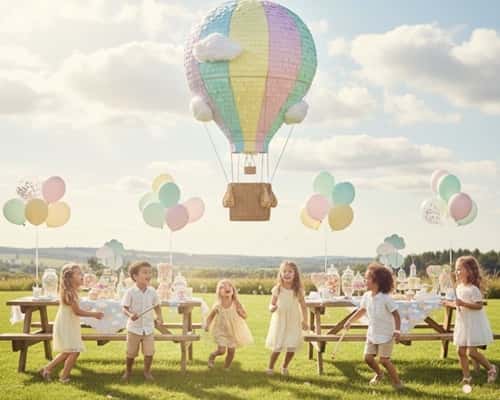 6. Hot Air Balloon Pinata