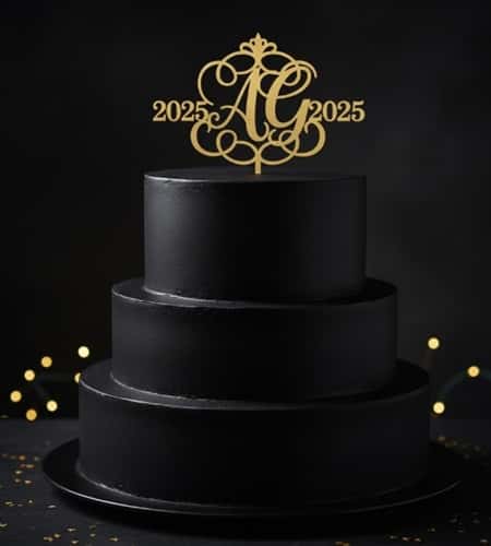 6. The Class Crest Cake Topper