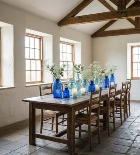 6. The Gradient Blue Glass Collection