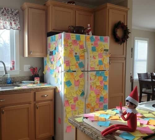 6. The Sticky Note Explosion