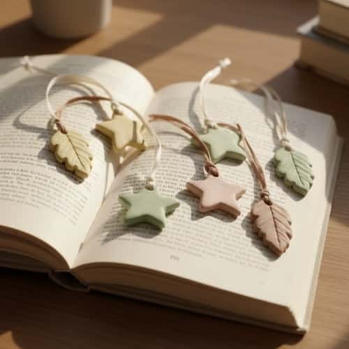 7. Clay Bookmark Charms
