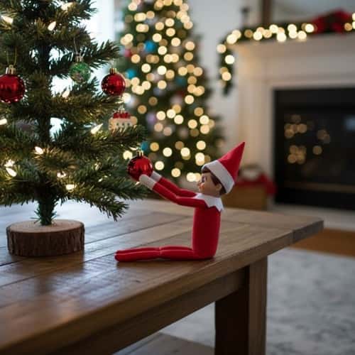 7. Elf Christmas Tree Decorating