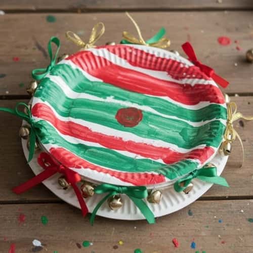 7. Paper Plate Elf Drum