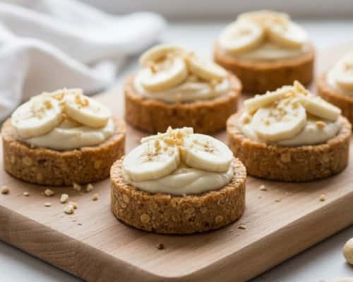 8. Banana Cashew Cream Tartlets