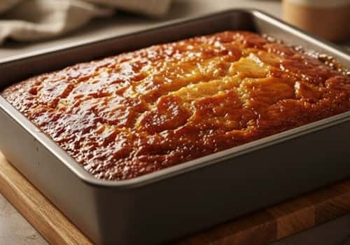 8. The Brown Sugar Caramelized-Top Banana Cake