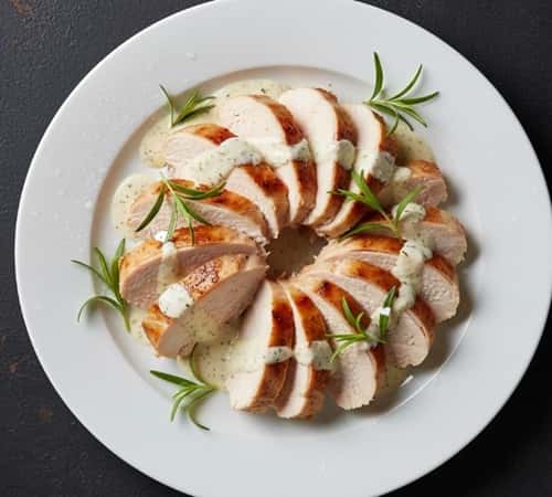 8. White Wine and Tarragon Poached Chicken Crown