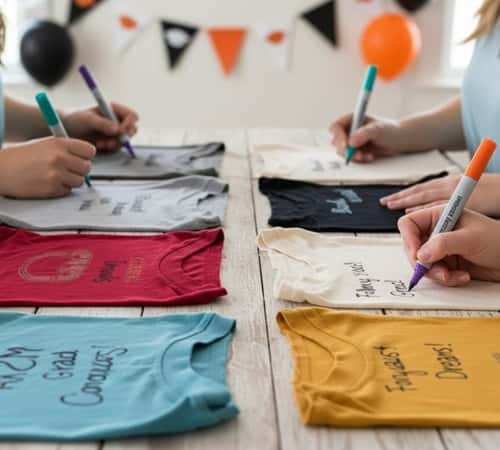 9. College T-Shirt Quilt Sign-In