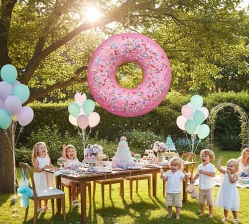9. Donut Pinata with Sprinkles