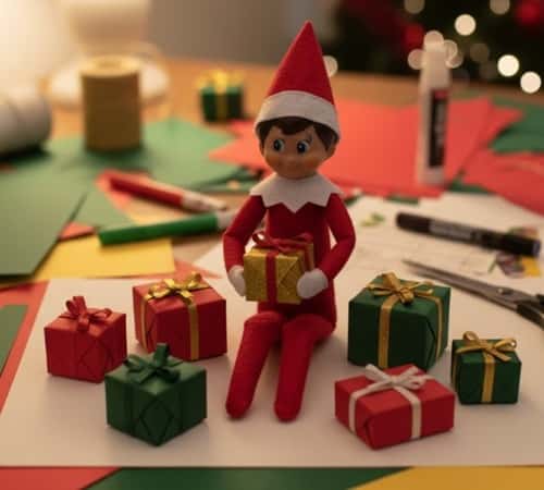 9. Elf Paper Present Boxes