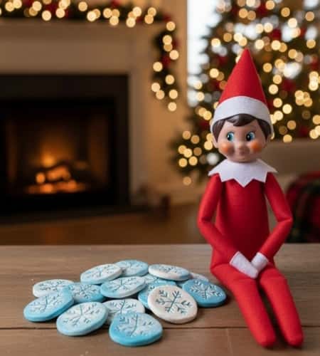 9. Elf Snowflake Medallions