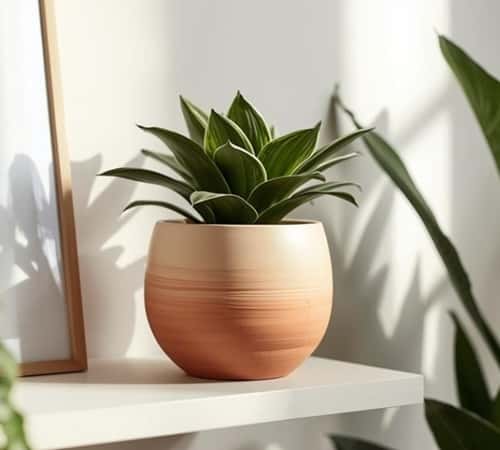 9. Ombre Gradient Clay Pot