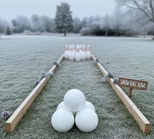 9. Snowball Bowling