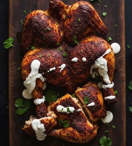 9. Sumac-Rubbed Chicken with Tahini-Yogurt Sauce