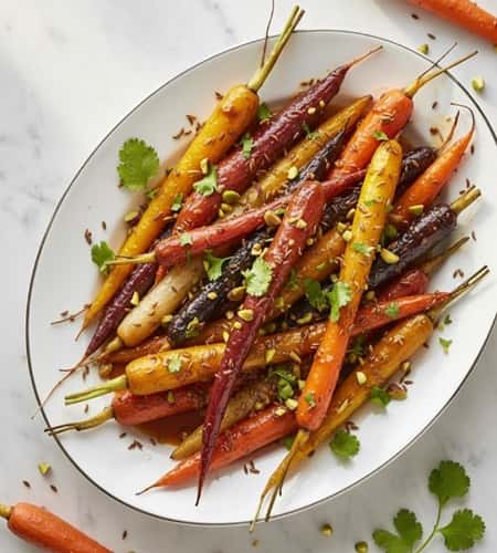 9. Tamarind-Glazed Roasted Carrots with Cumin