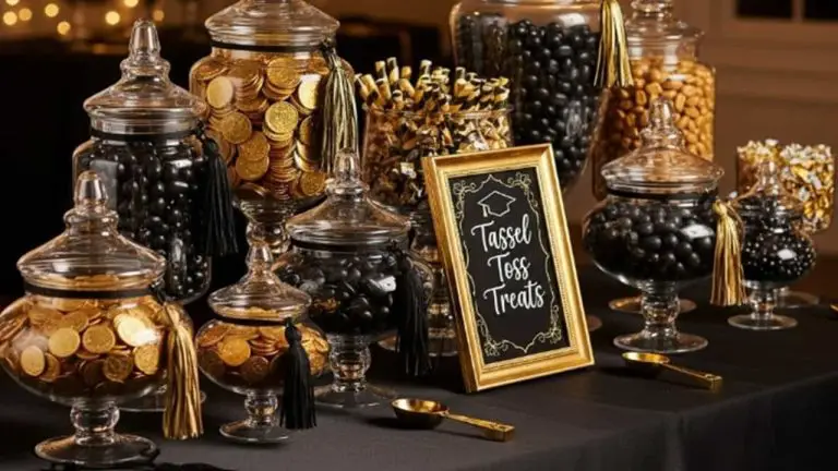 Black and Gold Graduation Party Ideas - featured