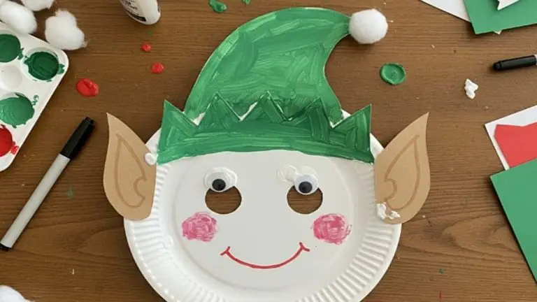 Elf On The Shelf Paper Plate Crafts for Kids - featured