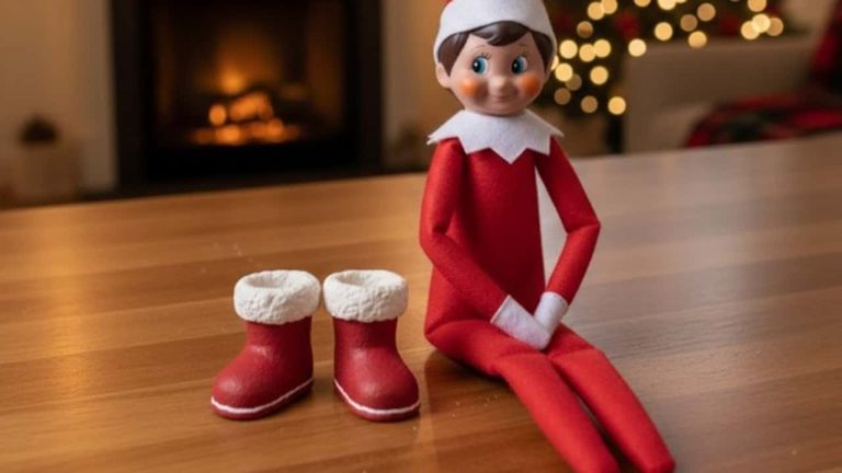 Elf On the Shelf Cornstarch Clay Crafts - featured