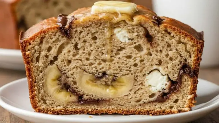 High Protein Cottage Cheese Banana Bread Recipe - featured