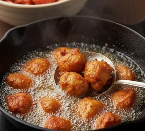 Step 2 - Frying the Chicken