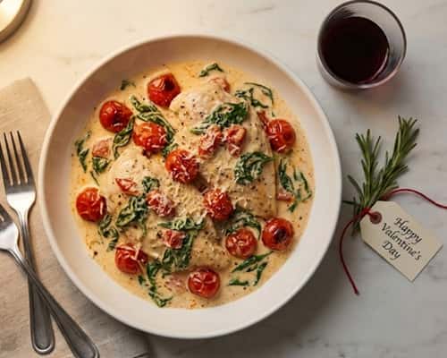 1. Creamy Garlic Tuscan Chicken