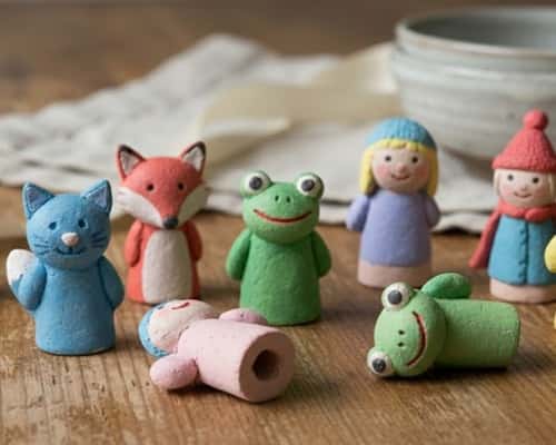 1. Mini Clay Finger Puppets