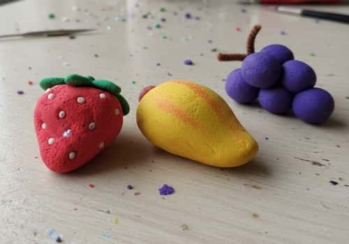 1. Mini Foam Clay Fruit Charms