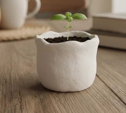 1. Mini Pinch-Pot Herb Planter