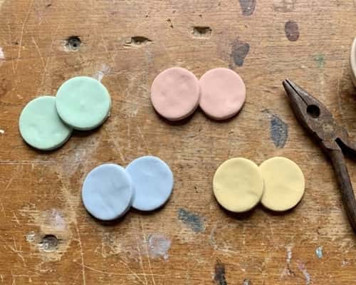 1. Minimalist Circle Studs