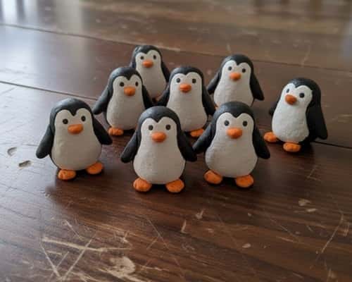 10. Clay Penguins