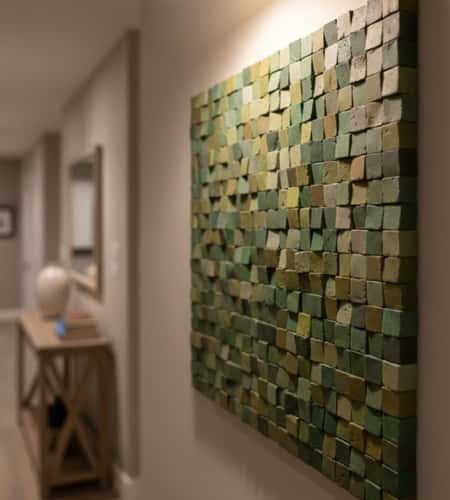 10. Mosaic-Style Clay Squares