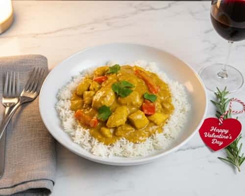 11. Coconut Milk Chicken Curry With Rice