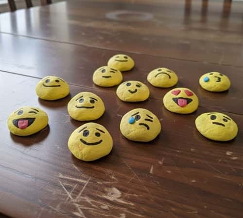 12. Clay Emoji Faces