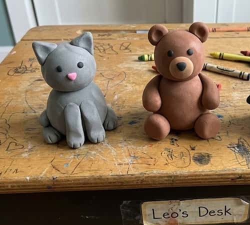 3. Tiny Foam Clay Animals for Display Shelves