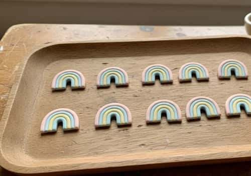 3. Tiny Rainbow Studs