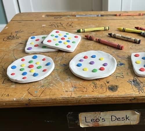 4. DIY Foam Clay Coasters