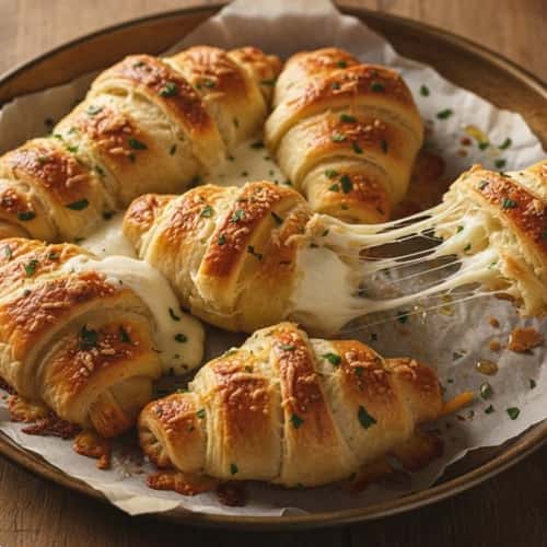 4. Garlic Cheese Pull-Apart Croissants