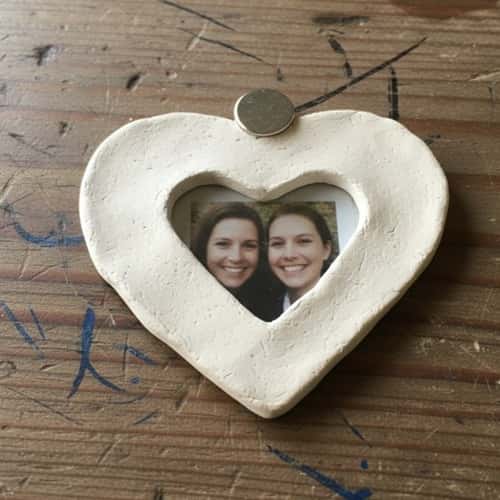 4. Heart-Shaped Picture Frame Magnet