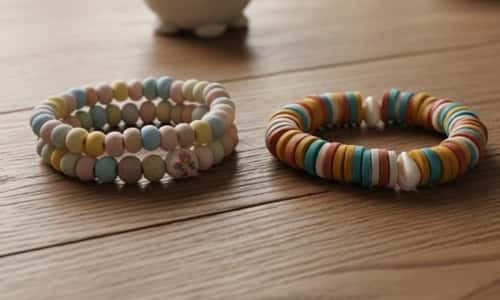 6. Clay Bead Bracelets