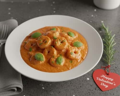 6. Creamy Tomato Basil Shrimp